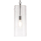 NL75689 Lucy Pendant 1 Light Polished Chrome/Clear