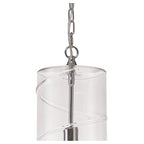 NL75689 Lucy Pendant 1 Light Polished Chrome/Clear