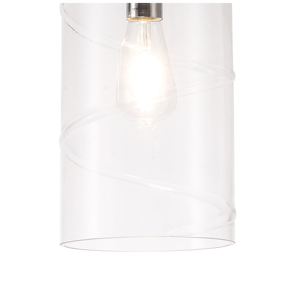 NL75689 Lucy Pendant 1 Light Polished Chrome/Clear
