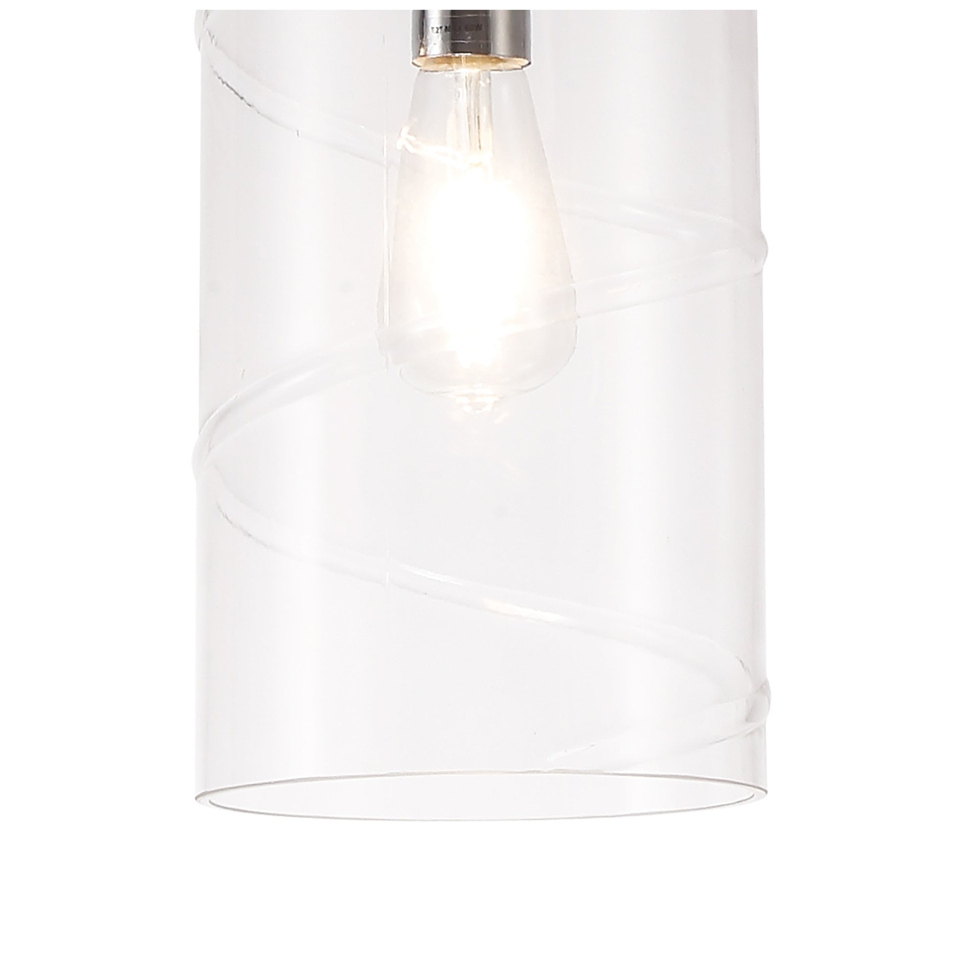 NL75689 Lucy Pendant 1 Light Polished Chrome/Clear