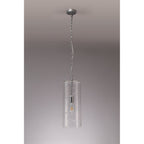 NL75689 Lucy Pendant 1 Light Polished Chrome/Clear