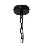 NL75709 Lucy Pendant 1 Light Matt Black/Smoked