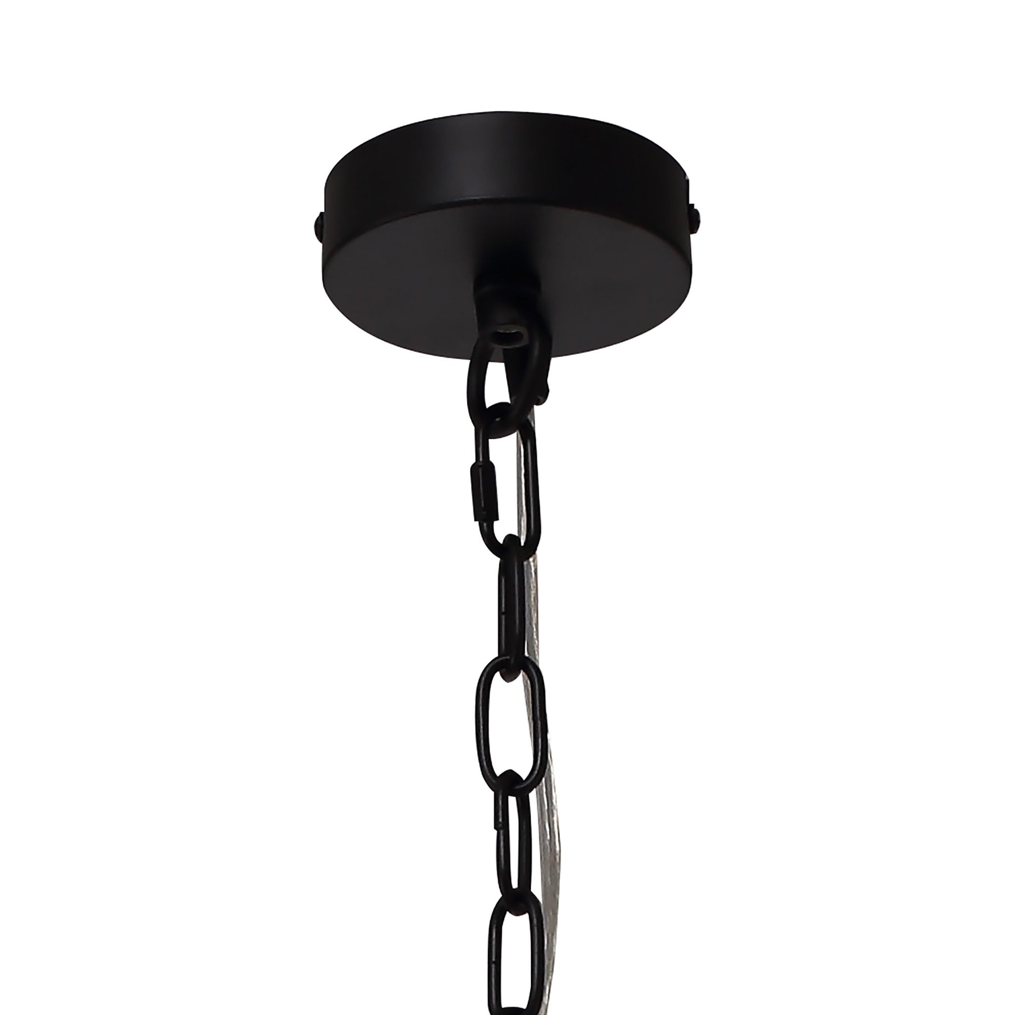 NL75709 Lucy Pendant 1 Light Matt Black/Smoked