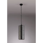 NL75709 Lucy Pendant 1 Light Matt Black/Smoked