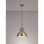NL71029 Louis Pendant 1 Light Antique Brass