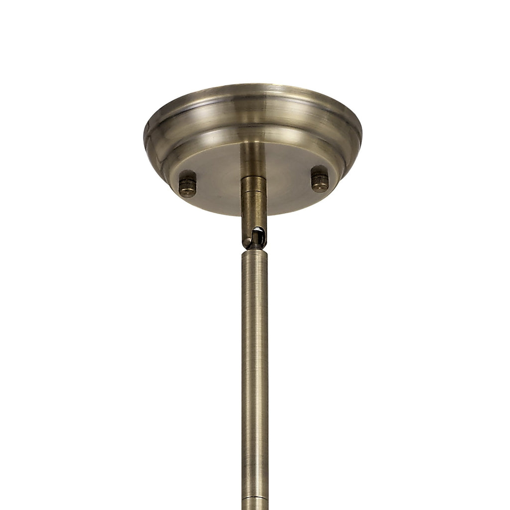 NL71029 Louis Pendant 1 Light Antique Brass