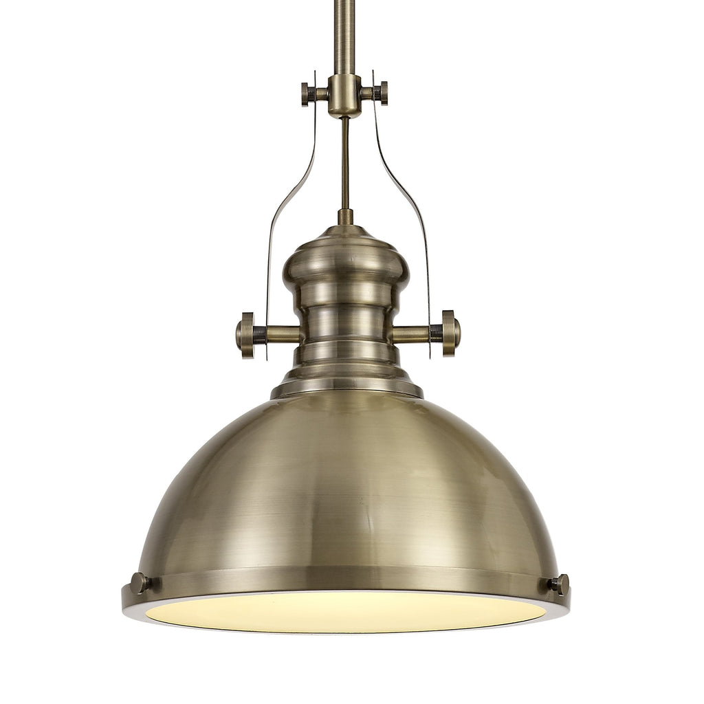 NL71029 Louis Pendant 1 Light Antique Brass
