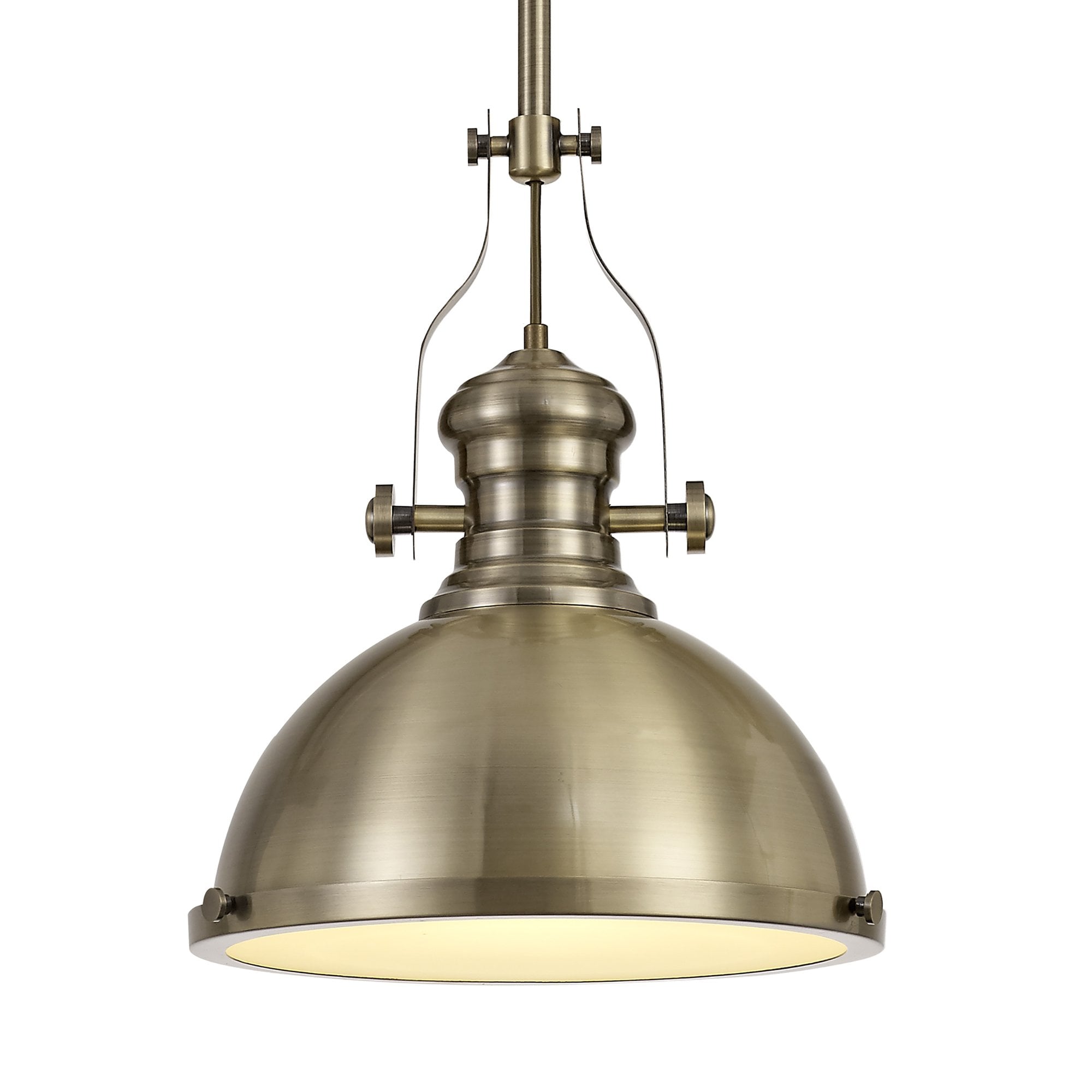 NL71029 Louis Pendant 1 Light Antique Brass