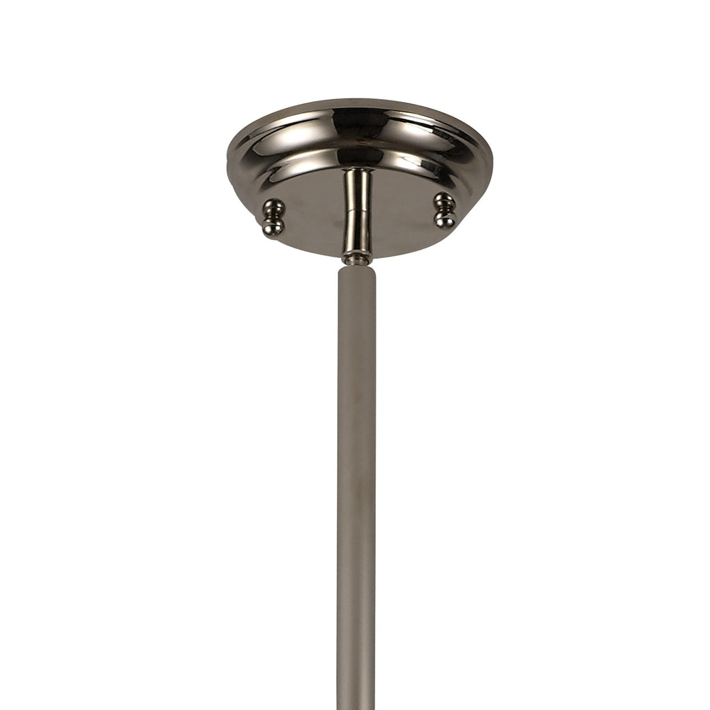 NL71039 Louis Pendant 1 Light Polished Nickel