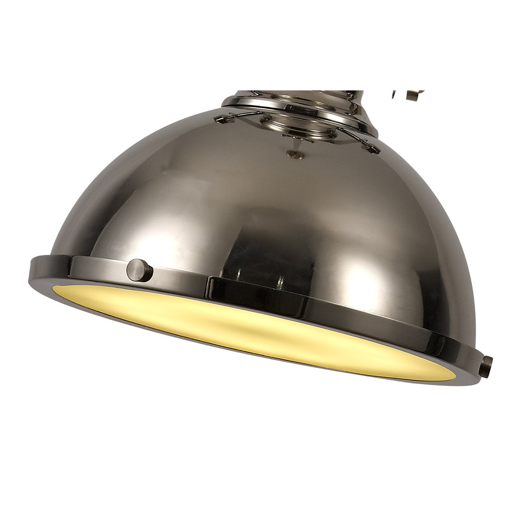 NL71039 Louis Pendant 1 Light Polished Nickel