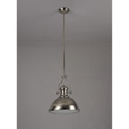 NL71039 Louis Pendant 1 Light Polished Nickel