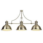 NL71049 Louis Pendant 3 Light Antique Brass