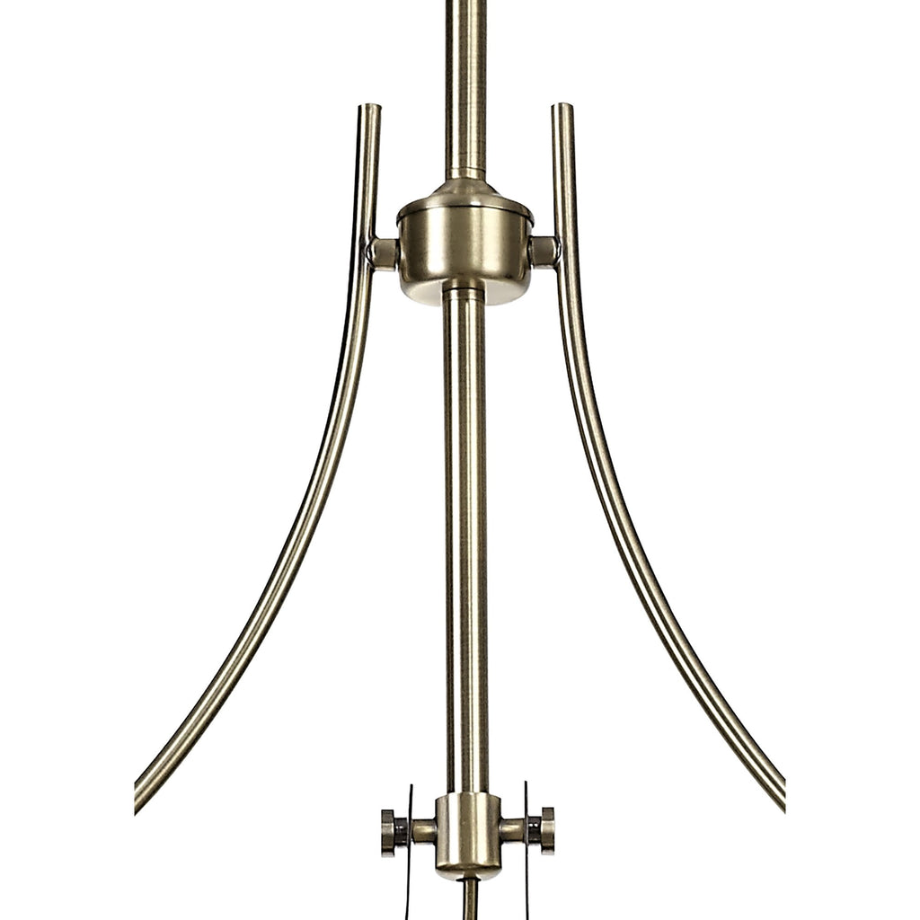 NL71049 Louis Pendant 3 Light Antique Brass