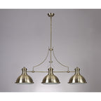 NL71049 Louis Pendant 3 Light Antique Brass