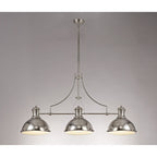 NL71059 Louis Pendant 3 Light Polished Nickel