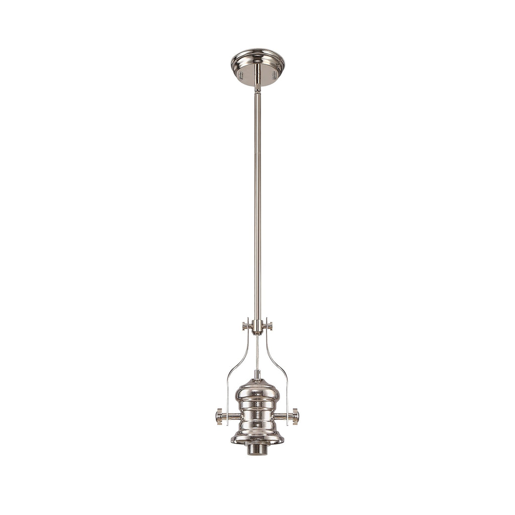 NL81229 Louis Frame Only Pendant 1 Light Polished Nickel