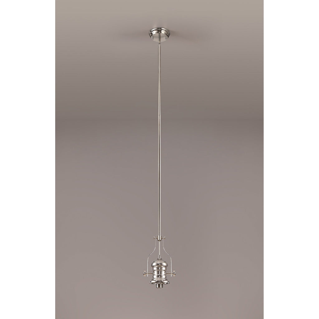 NL81229 Louis Frame Only Pendant 1 Light Polished Nickel