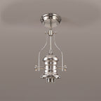 NL81229 Louis Frame Only Pendant 1 Light Polished Nickel