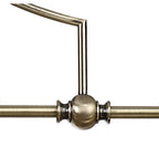 NL81239 Louis Frame Only Linear Pendant 3 Light Antique Brass