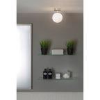 1038001 Denver Bathroom Ceiling Light Polished Chrome
