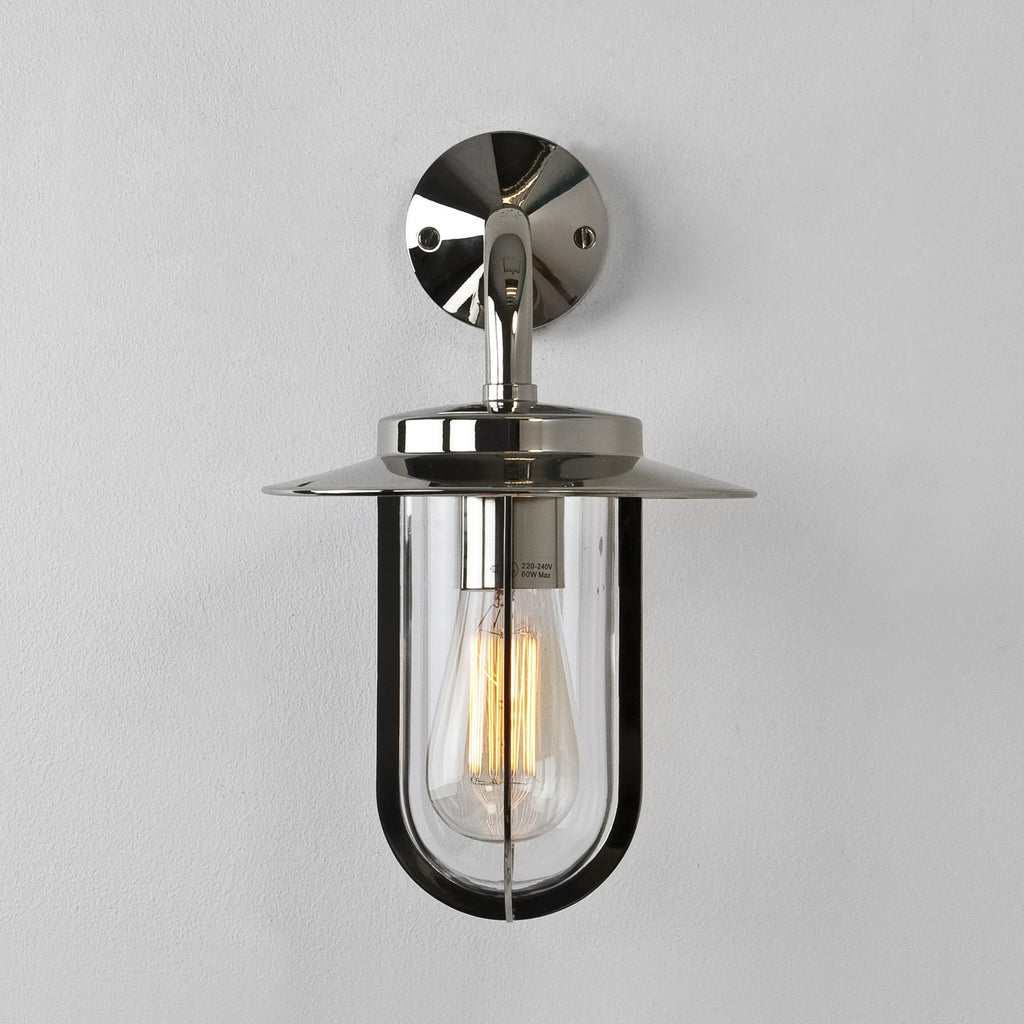 1096001 Montparnasse Wall Outdoor Wall Light Polished Nickel