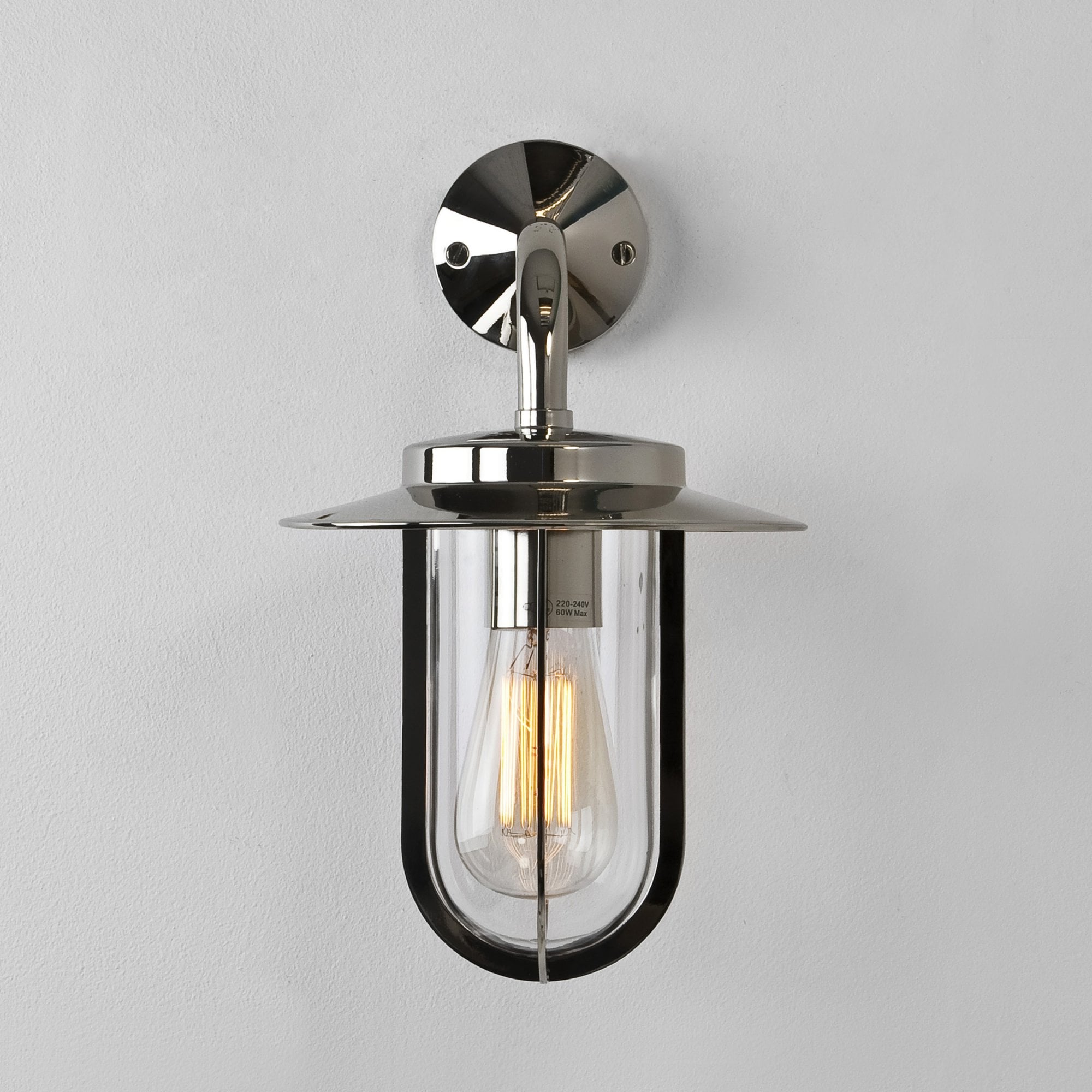 1096001 Montparnasse Wall Outdoor Wall Light Polished Nickel