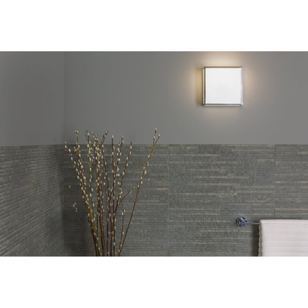 1121009 Mashiko 200 Square Bathroom Ceiling Light Polished Chrome