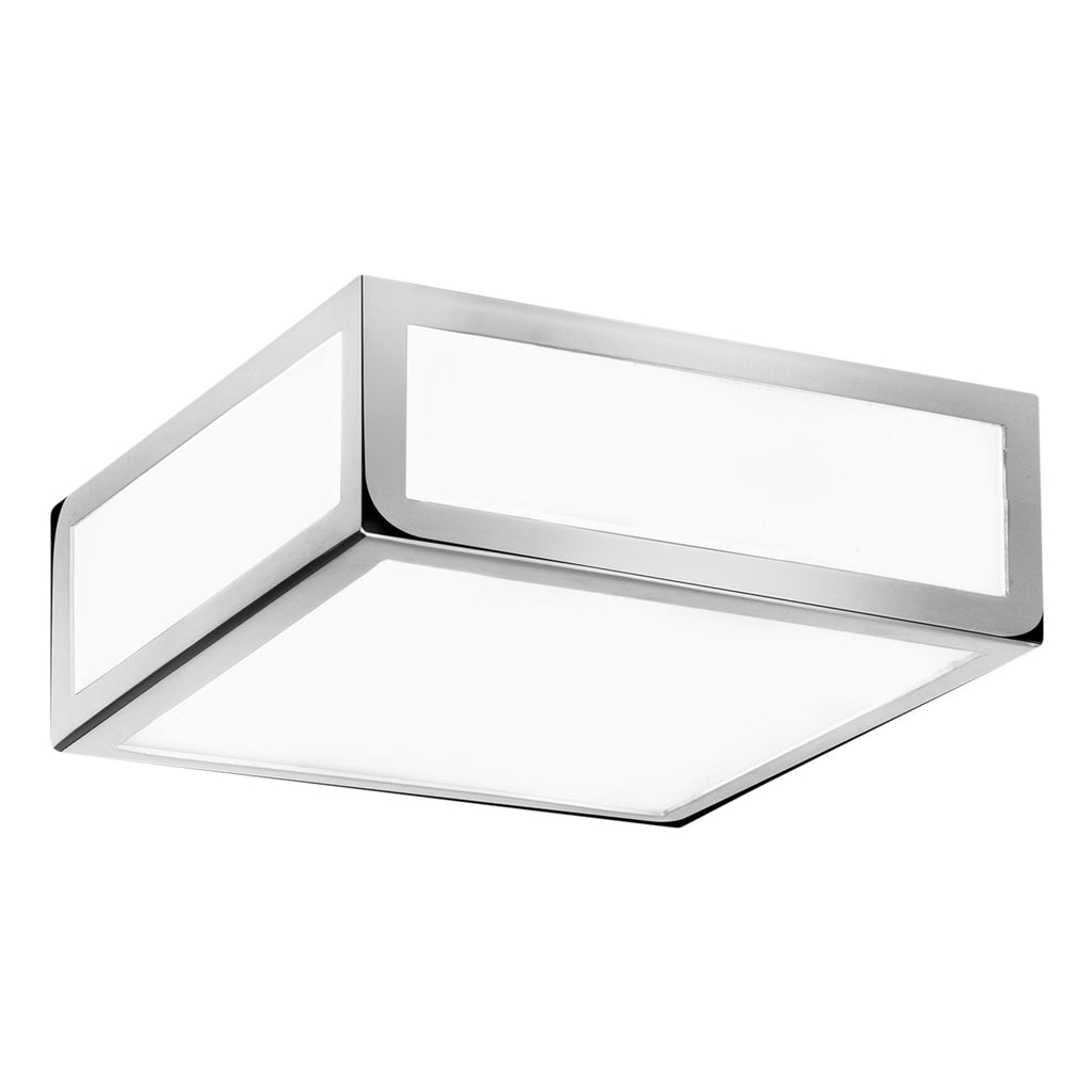 1121009 Mashiko 200 Square Bathroom Ceiling Light Polished Chrome