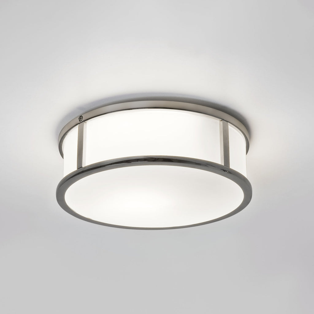 1121021 Mashiko Round 230 Bathroom Ceiling Light Polished Chrome