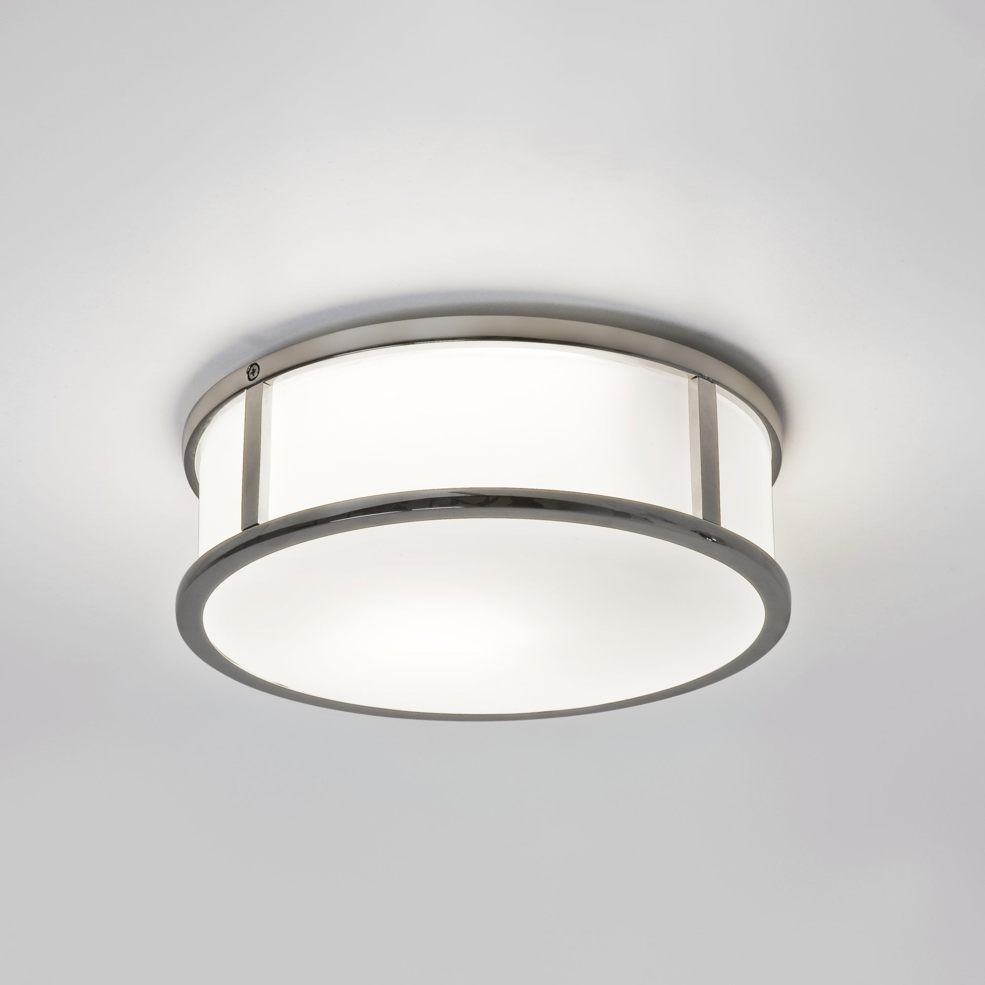 1121021 Mashiko Round 230 Bathroom Ceiling Light Polished Chrome