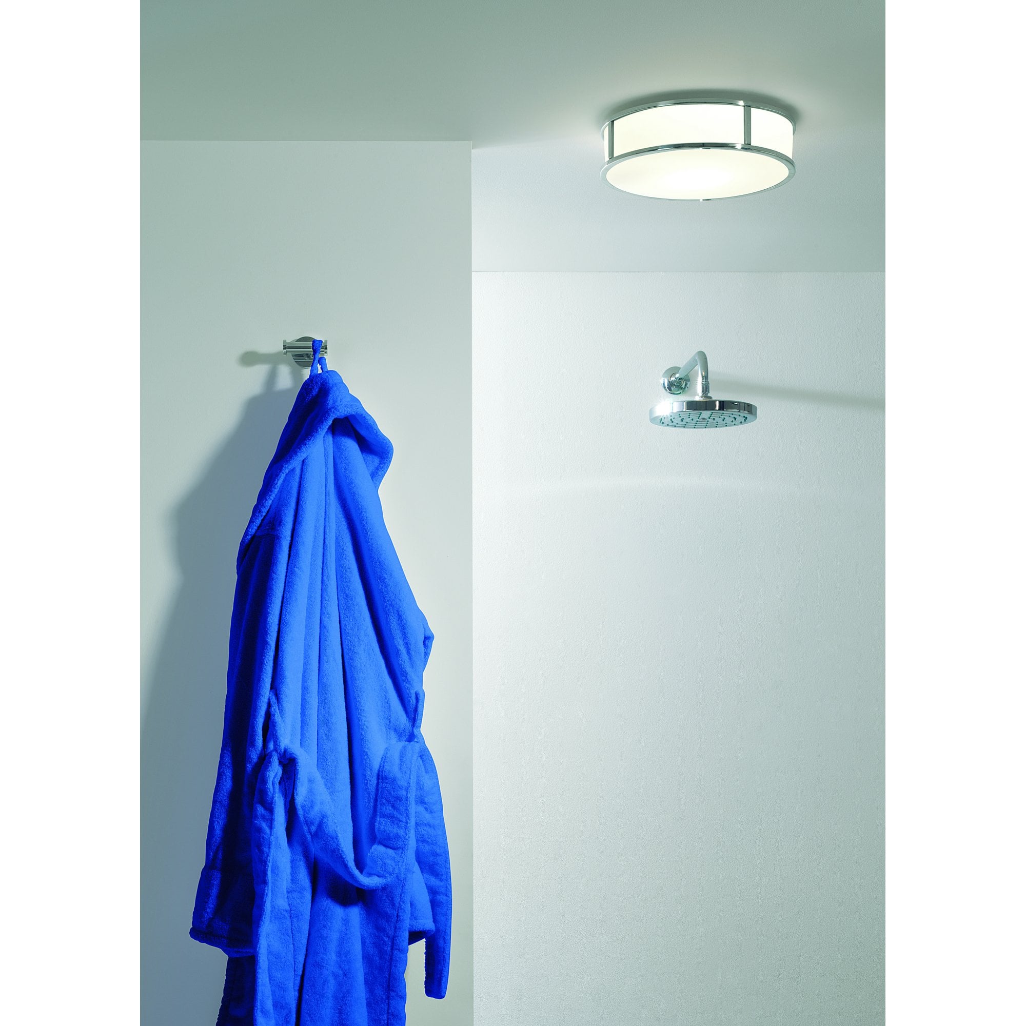1121021 Mashiko Round 230 Bathroom Ceiling Light Polished Chrome
