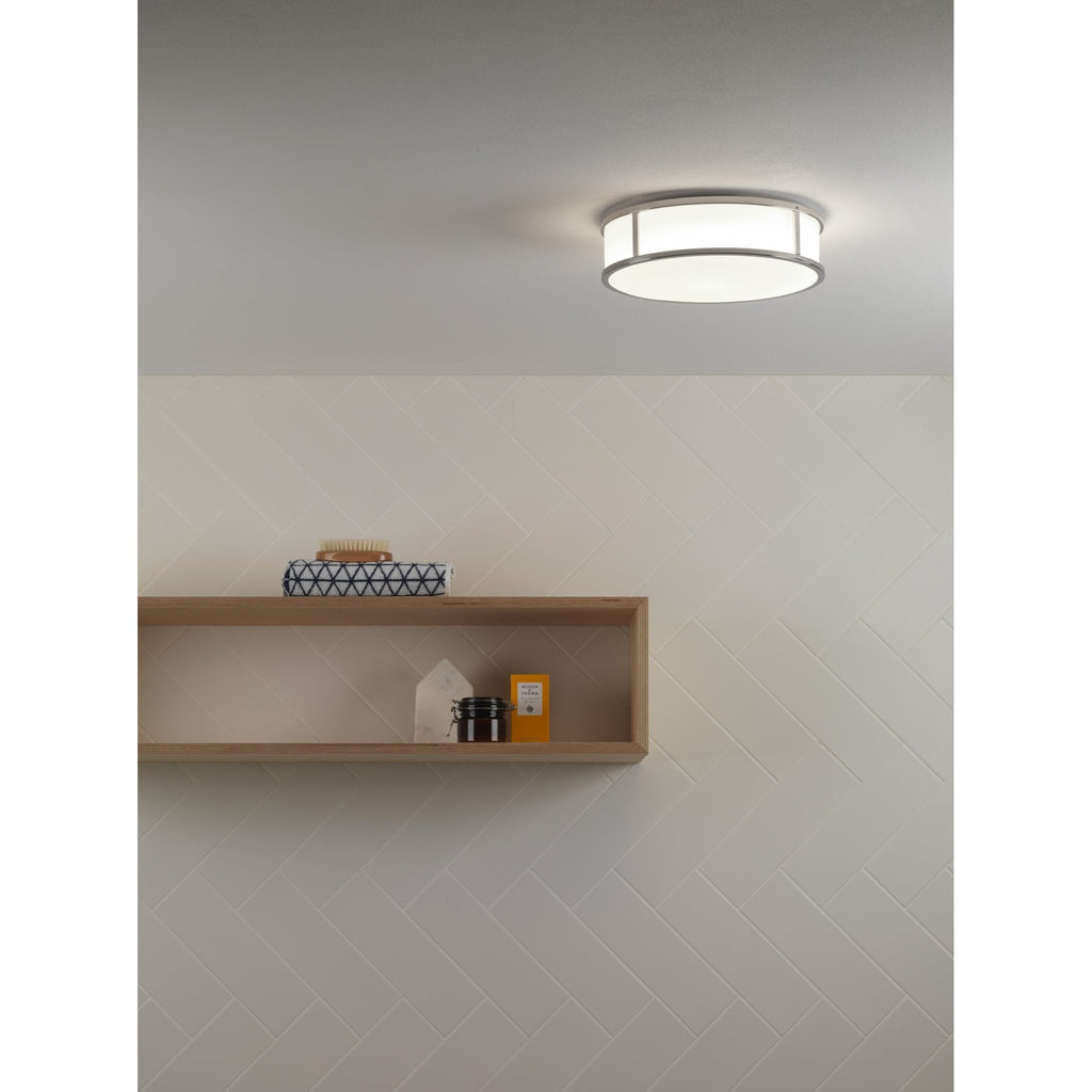 1121021 Mashiko Round 230 Bathroom Ceiling Light Polished Chrome