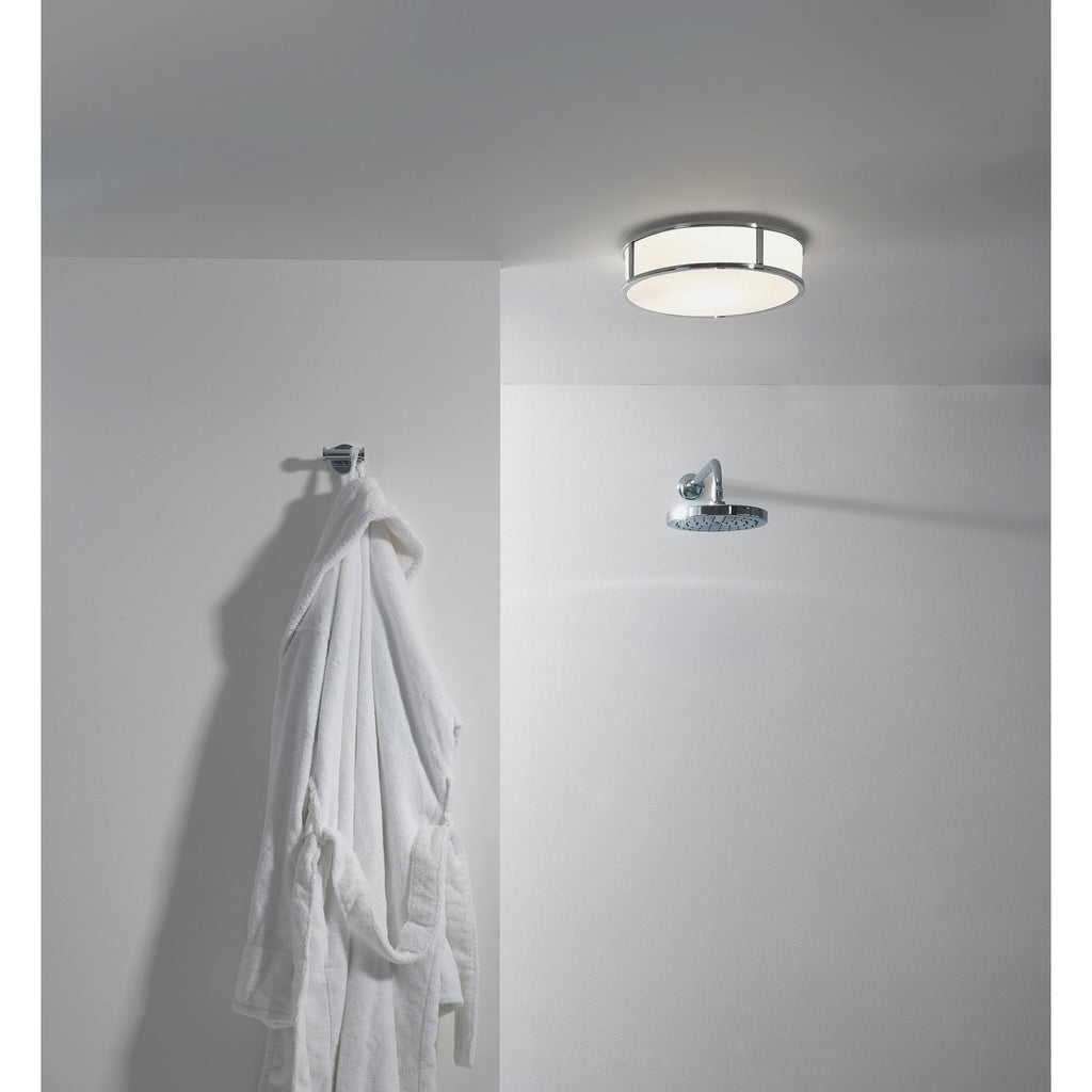 1121021 Mashiko Round 230 Bathroom Ceiling Light Polished Chrome