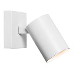 1286001 Ascoli Single Spotlight Textured White