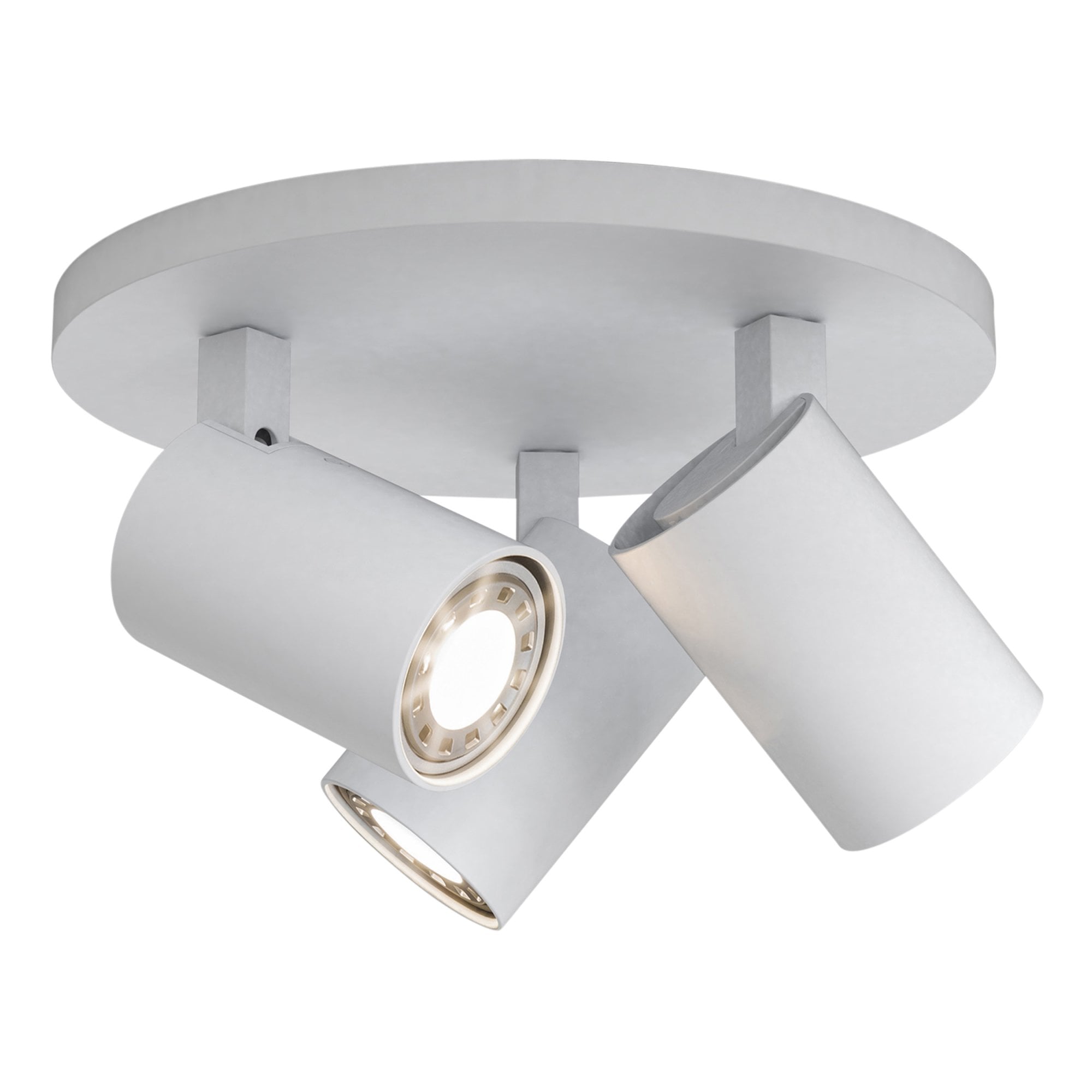 Ascoli Triple Round Spotlight Textured White