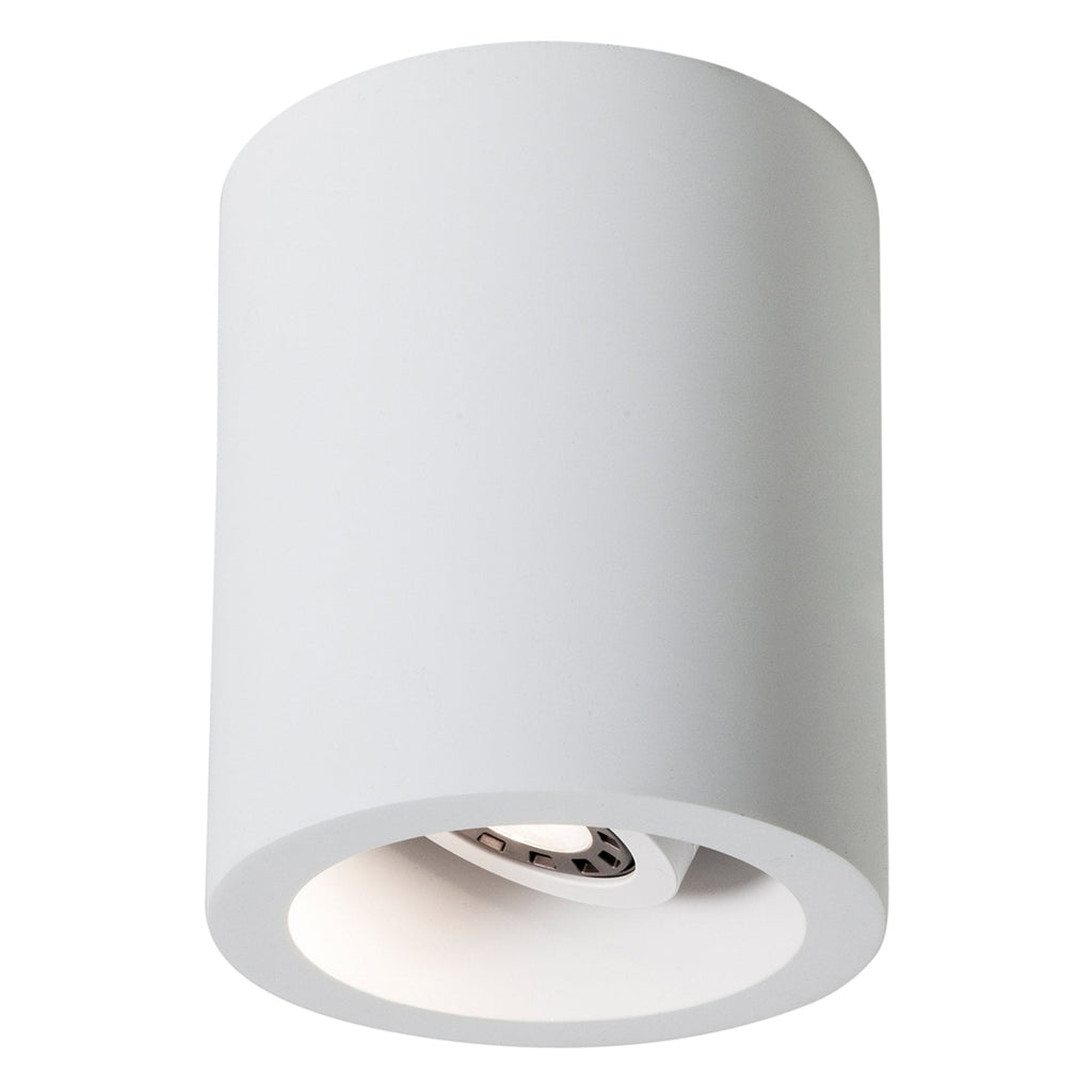 1252006 Osca Round 140 Adjustable Downlight/Recessed Spot Light Plaster