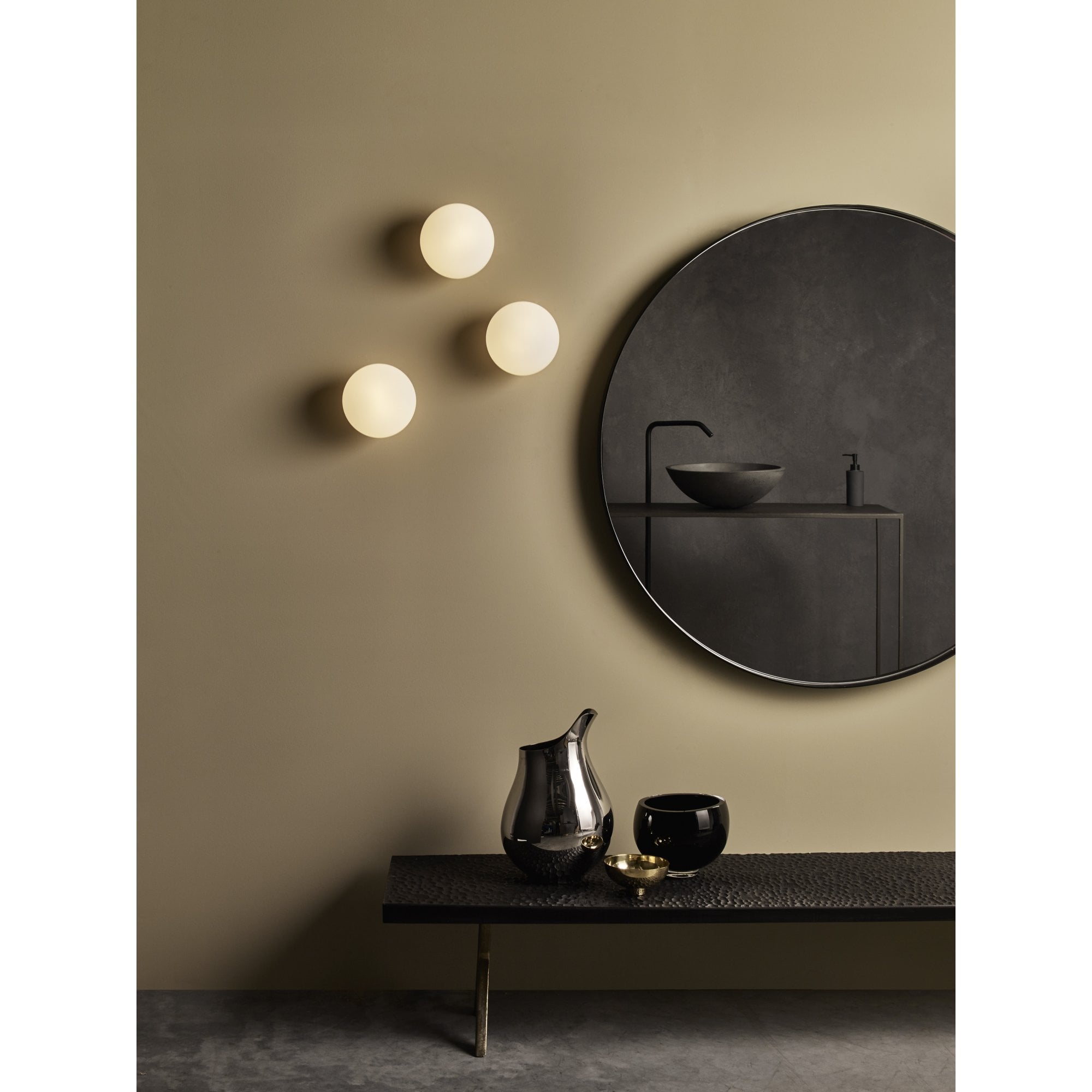 1176004 Zeppo Wall Bathroom Wall Light Polished Chrome (S)