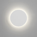 1333020 Eclipse Round 250 LED 3000K Wall Light Plaster (S)