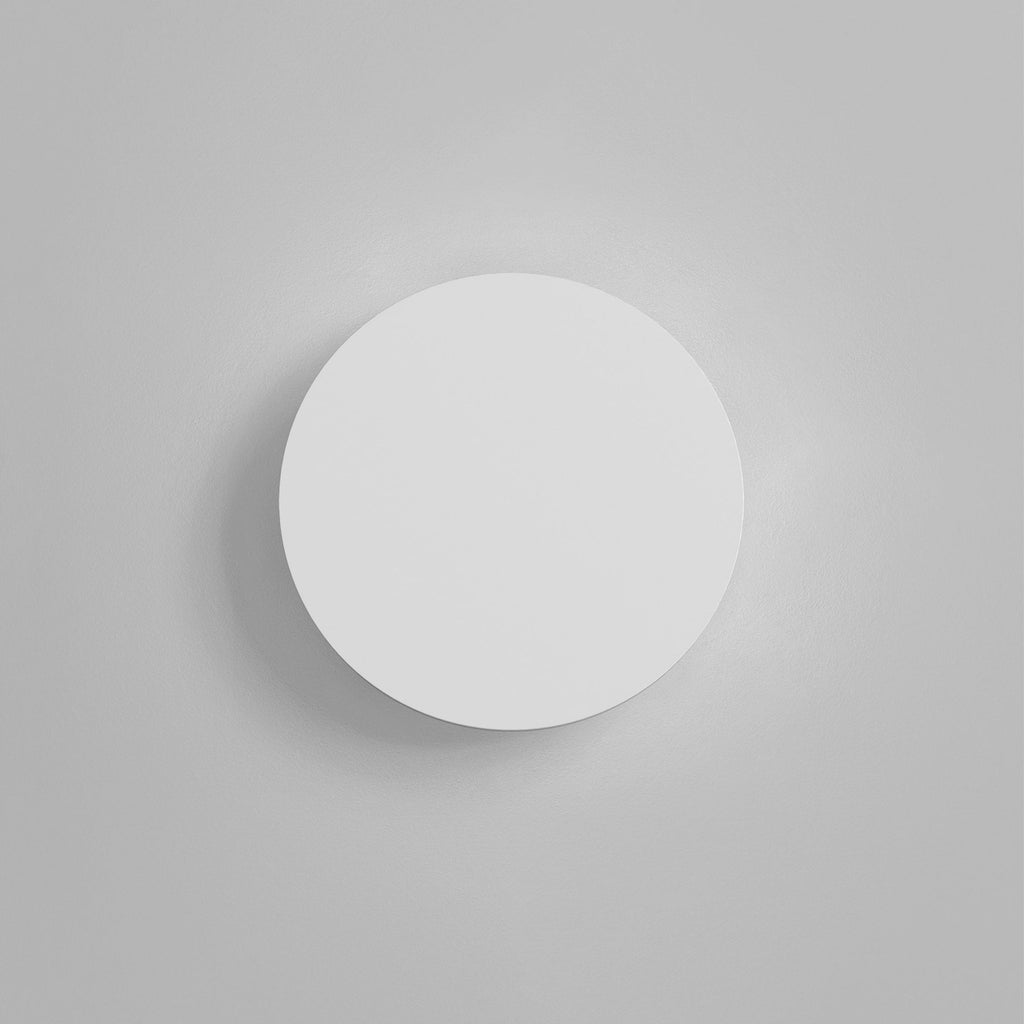 1333020 Eclipse Round 250 LED 3000K Wall Light Plaster (S)