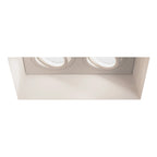 1253006 Blanco Twin Adjustable Downlight/Recessed Spot Light Plaster