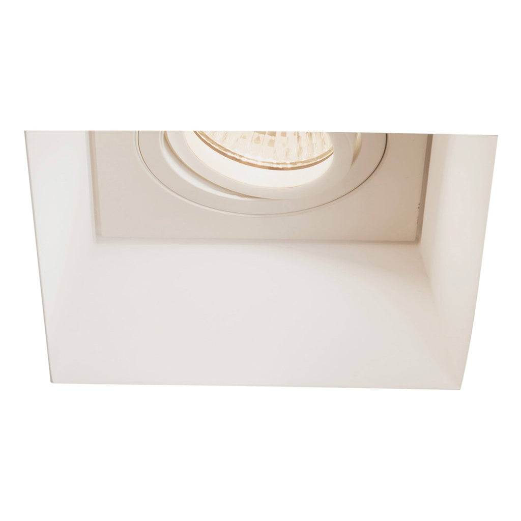 1253007 Blanco Square Adjustable Downlight/Recessed Spot Light Plaster