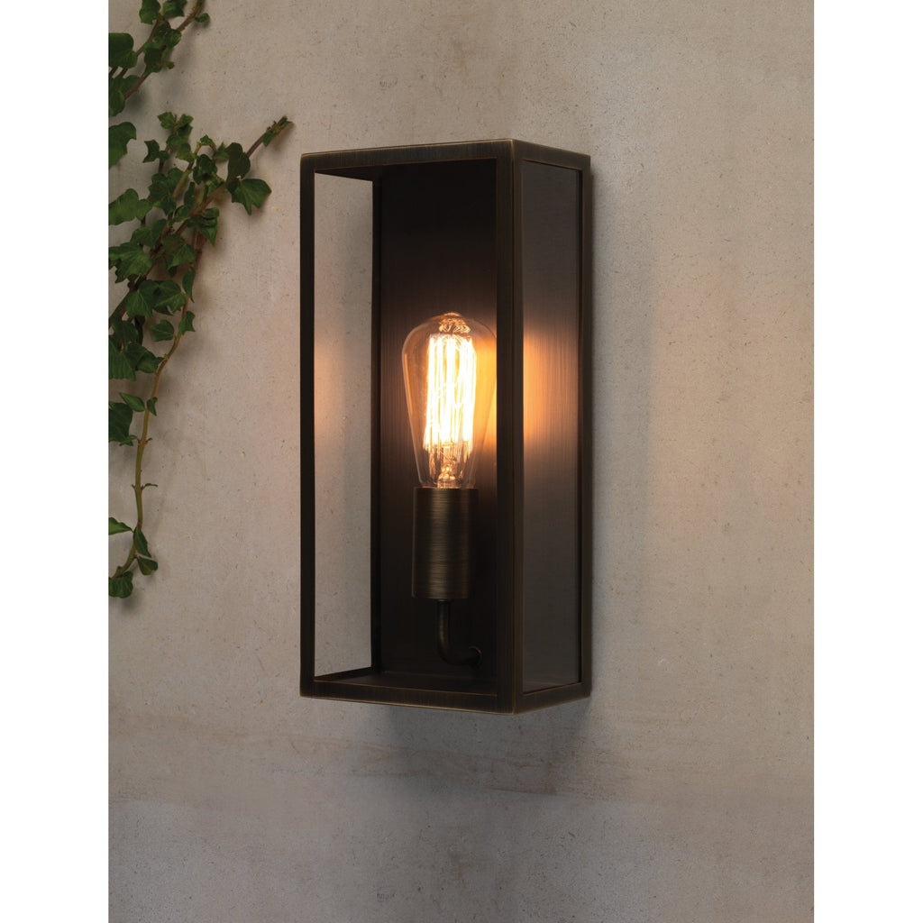 1183029 Messina 130 Outdoor Wall Light Textured Black