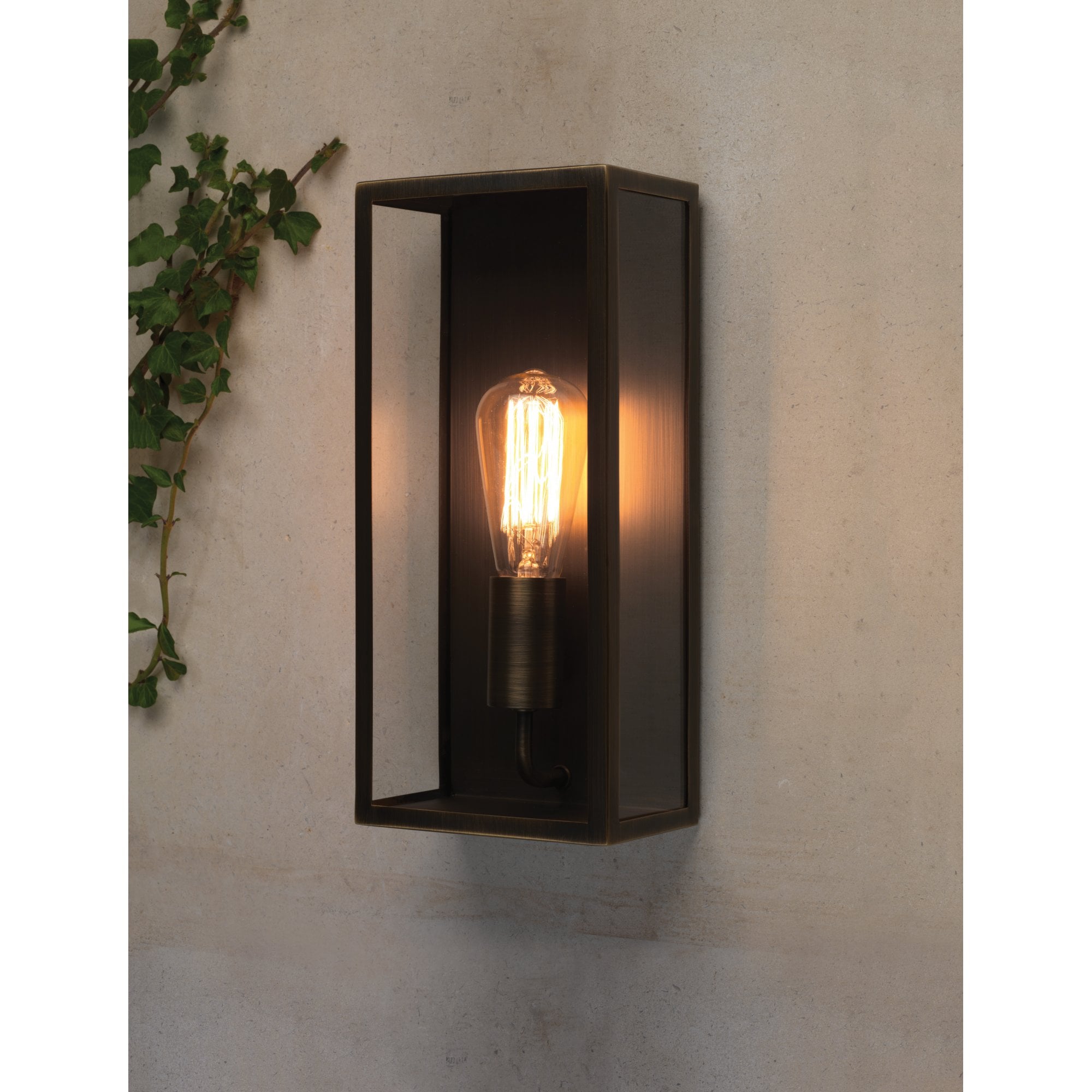 1183029 Messina 130 Outdoor Wall Light Textured Black