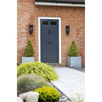 1183029 Messina 130 Outdoor Wall Light Textured Black
