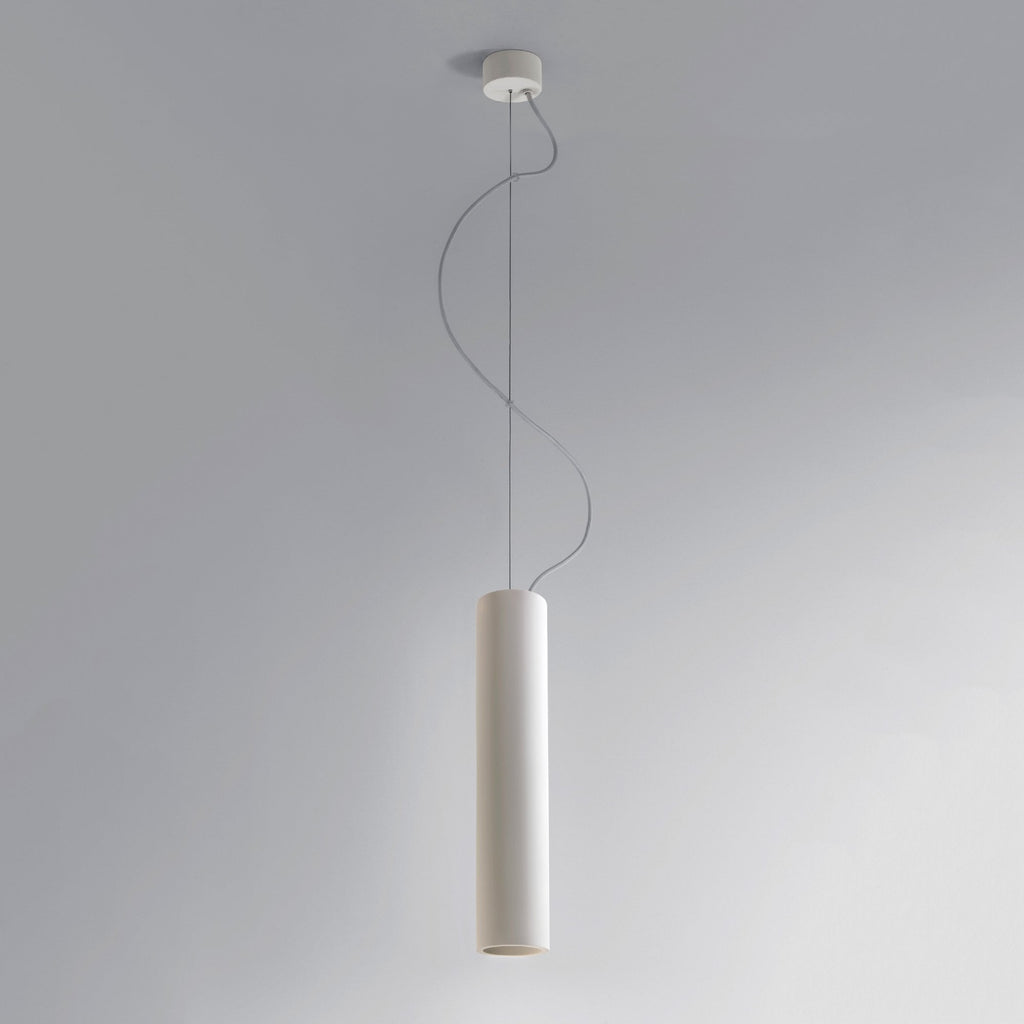 1252014 Osca 400 Round Pendant Light Plaster (S)