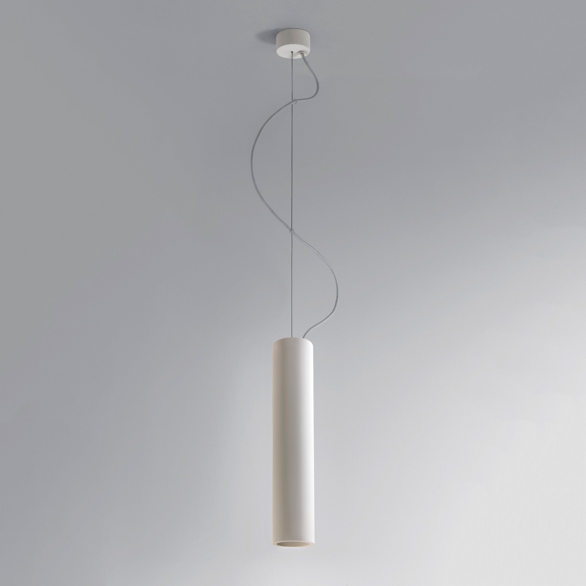 1252014 Osca 400 Round Pendant Light Plaster (S)