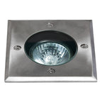 1312003 Gramos Square Outdoor Ground Light Brushed Stainless Steel