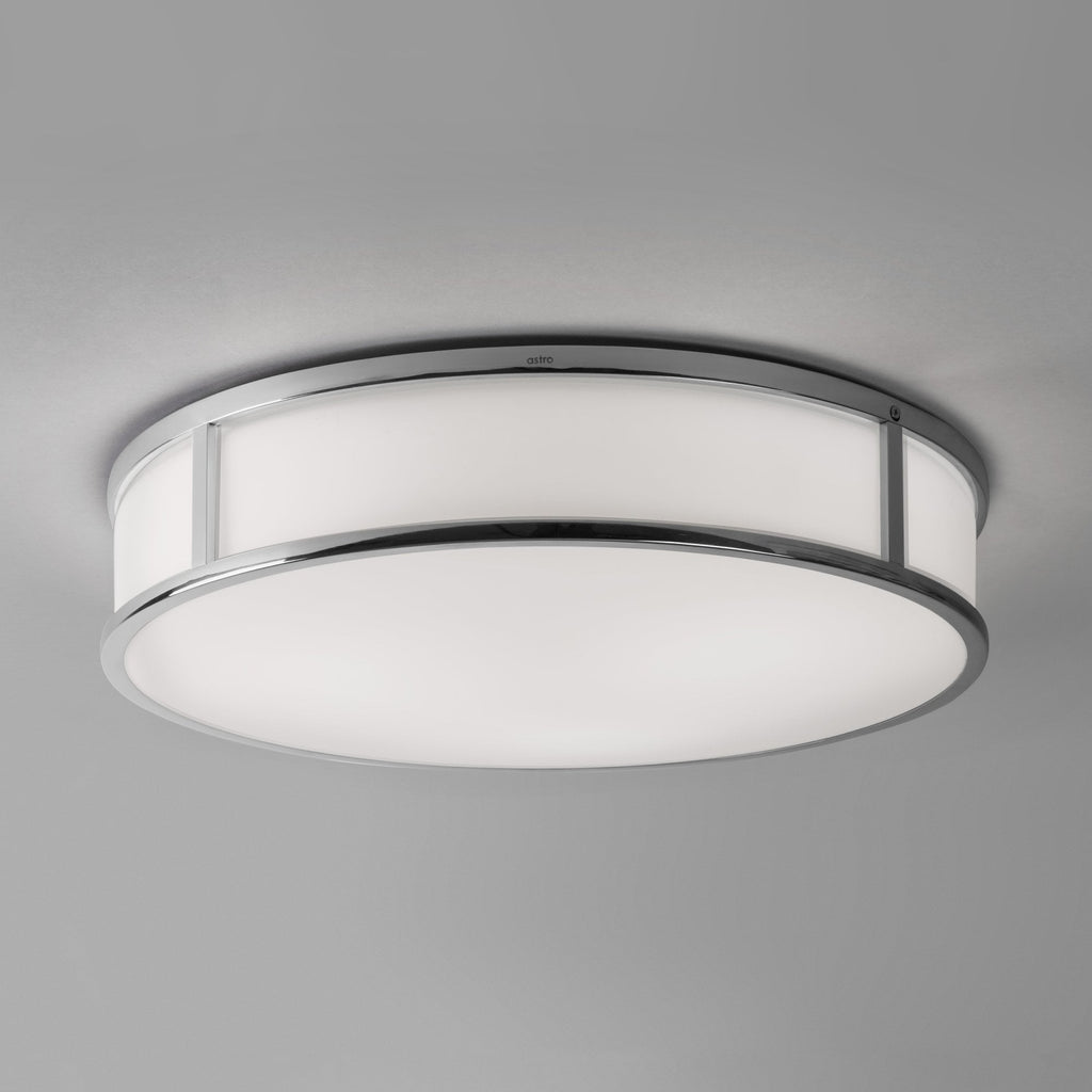 1121026 Mashiko 400 Round Bathroom Ceiling Light Polished Chrome