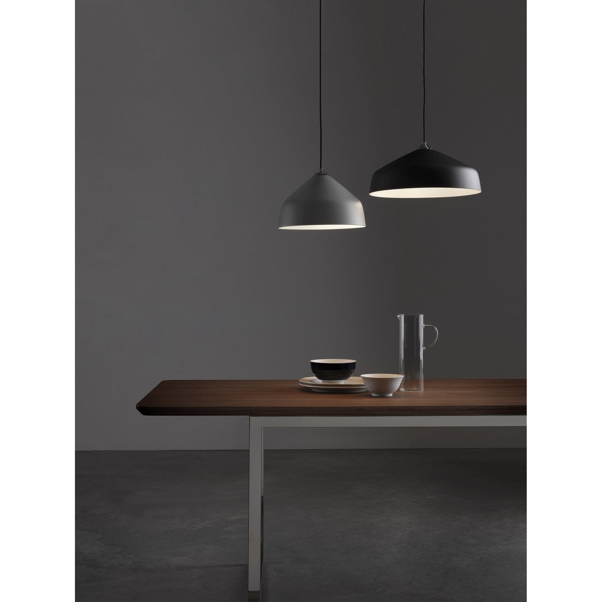 1361002 Ginestra 400 Pendant Light Matt Black (S)