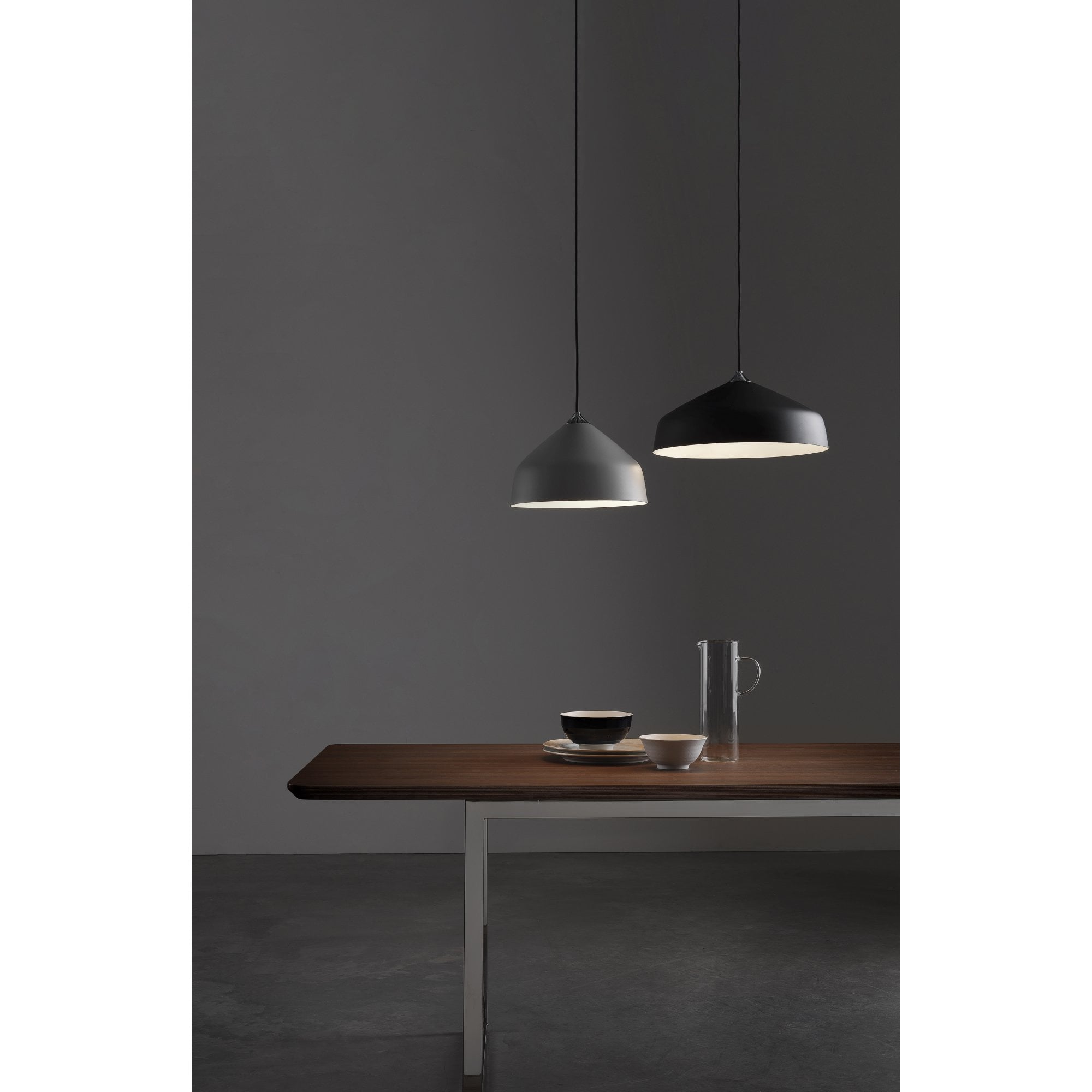 1361002 Ginestra 400 Pendant Light Matt Black (S)